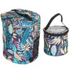 2Pcs Storage Bag 600D Oxford Cloth Printing MultiPocket Hand Strap