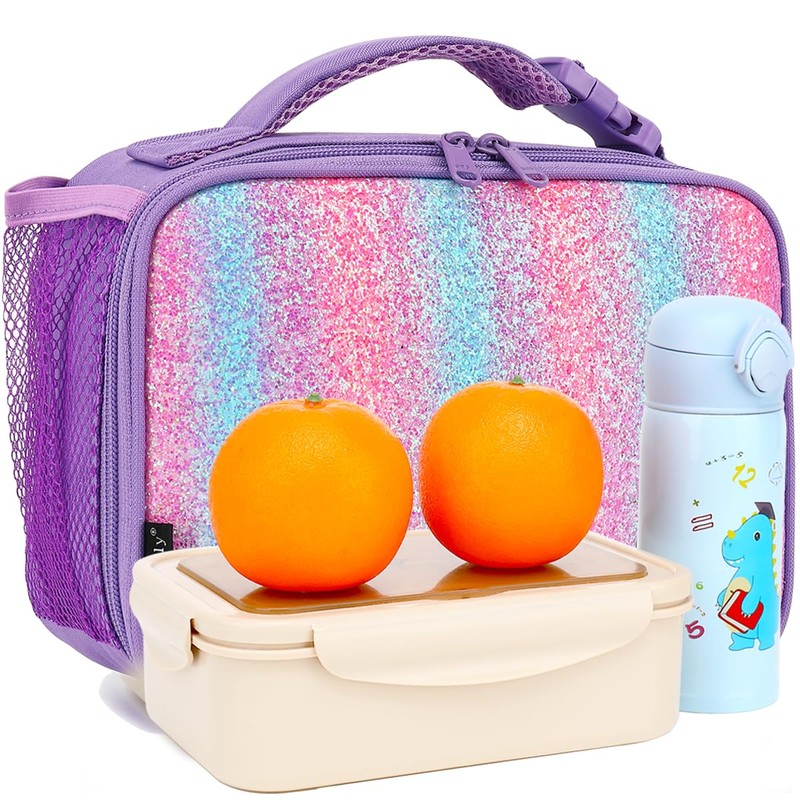 FlowFly Kids Lunch box Insulated Soft Bag Mini Cooler Back