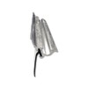 Gray Vinyl Framed Shower Door Drip Sweep Wipe Seal Angled