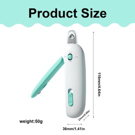 MIRKUZI Krallenpflege für Katzen，Katzennagelknipser, Krallenknipser für Hunde und Katzen, Edelstahl Katzennagelknipser, Katzennagelknipser, Katzenkrallenknipser (Blau)