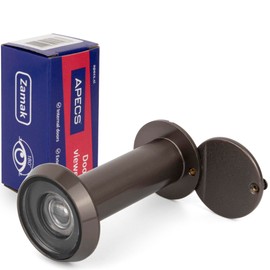 APECS Door Viewer with Privacy Screen for Door 50-90 mm Drill Hole Diameter 16 mm Graphite Colour Door Viewer Cover Model 6016/50-90-GRF