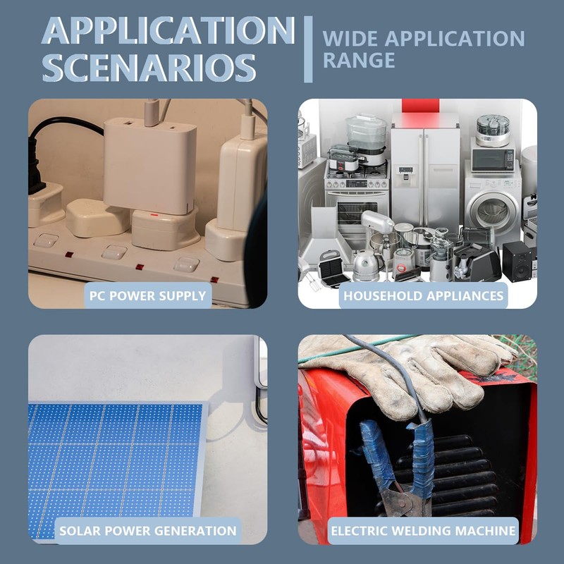 Innfeeltech 25 Pcs Metallized Film Capacitor CBB224 400V 0.22uF Polypropylene