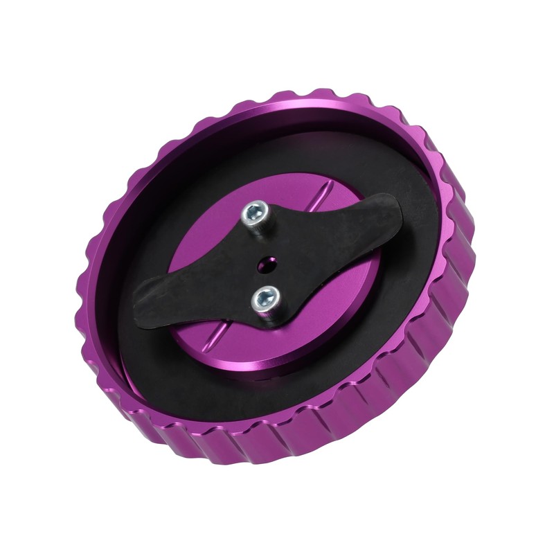 CNC Fuel Cap with Vent "Sport Look" Purple - for