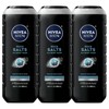 NIVEA Men DEEP Rock Salts Body Wash - Exfoliating Deep