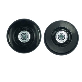 F-ber Suitcase Inline Outdoor Skate Replacement Wheels: Multiple Sizes (OD54mm W18mm ID6mm Axles30 & 35mm), Set of 2 Wheels