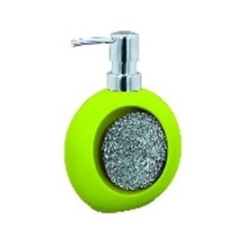 Wenko 3621112100 Dispensador de Jabon Liquido Modelo Carnival, Verde