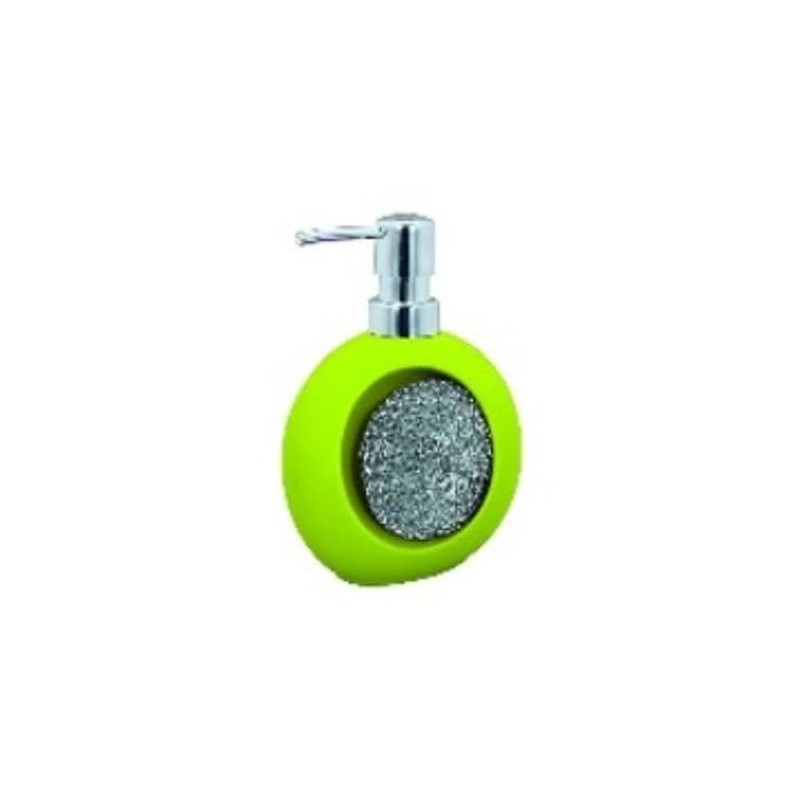 Wenko 3621112100 Dispensador de Jabon Liquido Modelo Carnival, Verde