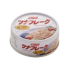 nissui canned tuna small flake in oil / broth (tuna flake yasai ekisu eo) [12 units] (4902150109472)