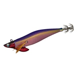 Daiwa Egi Emerald Boat 2 No. 2.75 0.9 oz (25 g), Red-Stripes Purple