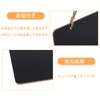 Pure Seek Chalkboard Chalkboard Wall Hanging Stylish Double Sided Black