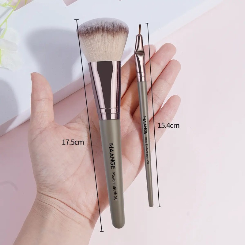 Brochas Maquillaje Profesional Maange Brocha Para Base Pincel Para Delinear
