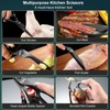 SUCCFLY Kitchen Scissors for Food，Premium Kitchen Shears Heavy Duty，8.8″Ultra Sharp