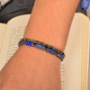CASVIA Biotite Veil Men's Beaded Bracelet - Handcrafted Stone Bracelet