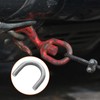 BBTO 12 Pack 1/2" Heavy Duty Weld-on Steel D-Ring Rope