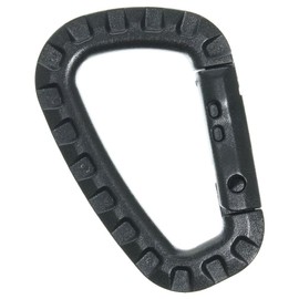 Paracord Planet Tac Link Clip Carabiner – Super Strong Molded Polymer Carabiner – Black