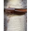 Carl Thomas Leathers Custom Cross Draw Knife Sheath Fits Buck