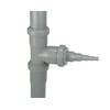 Airfit 50015SN Hose Nipple, Grey, Polypropylene (PP)