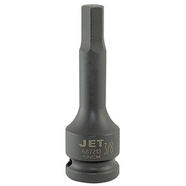 JET 687215-1/2-Inch Drive, 1/2', Hex Bit, 3' Length, SAE Impact Socket