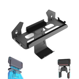 Metal Wall Mount for Nin.tendo Switch 2 Console 2025, Switch 2 Organizer Shelf Base Kit Behind TV, Storage 7 Card Slots and 4 Joycon Hanger for Switch 2 Accessories