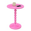 Convenience Concepts Palm Beach Spindle Table, Pink