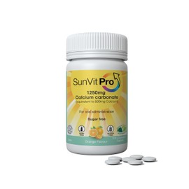 Calcium Only 500mg 100 Sugar Free, Daily Orange Chewable Tablets