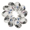 10pcs Golf Iron Covers Skull Pattern PU Scratch Proof Club