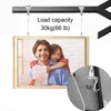 12 Pack Sturdy Picture Rail Hanging System, 6.5ft (2 m)