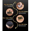 PHIXBEAR 12 Sets Industrial Strength Hook and Loop Strips with