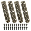 PATIKIL 4pcs Small Piano Hinges 2.6" x 0.6" Mini 90
