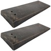 Lulu Decor, Cast Iron Wedge Door Stops, Antique Black Door