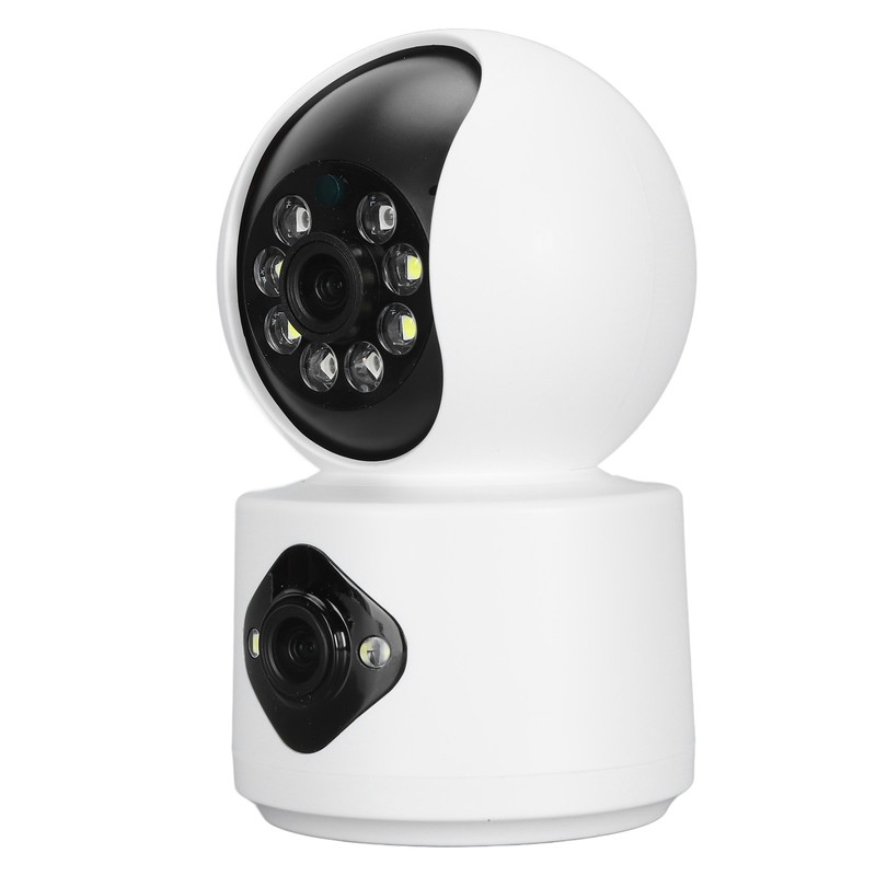 Home Security Camera Dual 2MP Lens Wireless WiFi Two Way