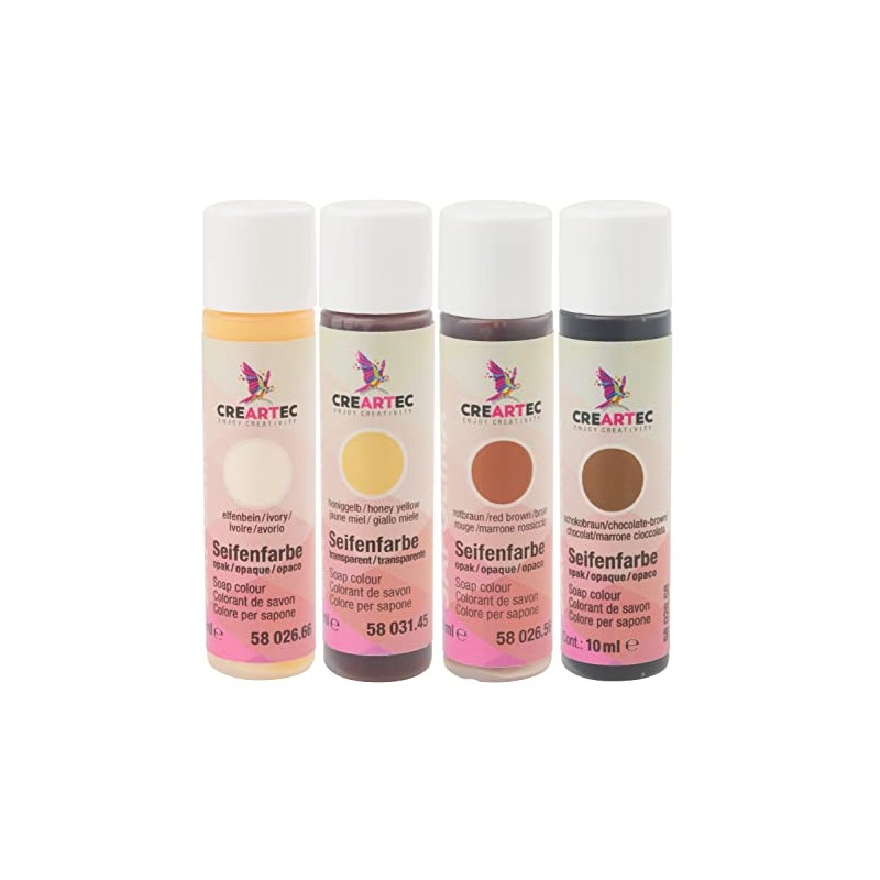 Soap Paint Set "Caffee Latte" 4 Pieces Each 40 ml