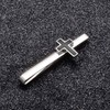 Asienice Black Cross Tie Clip For Men Copper Simple Tie