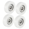 sourcing map Set of 4 idle bearing disc, sliding conveyor