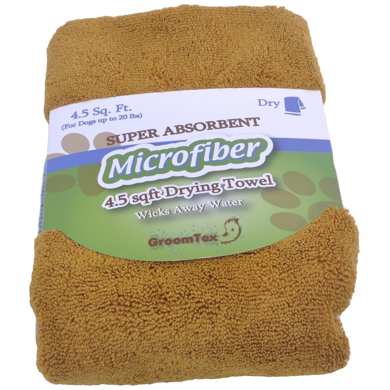 GroomTex Pet Microfiber Drying Towel 4.5 SqFt.