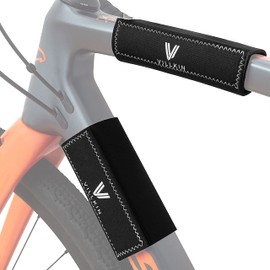 Villkin Bicycle Frame Protector – Pack of 3 – Universal Transport Protection for All Bicycle Carriers and Bicycles (Black, Universal)