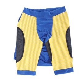 Large Dog Shirts Yellow White Striped Prevent Licking Breathable Comfortable Antiabrasion Dog Pajamas for Recovery 3XL