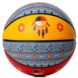 NU TRENDZ Southwest Indoor-Outdoor Basketball 29.5", Composite Leather Basketball Size 7 Adult for Men and Women