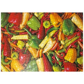 MyPuzzle Piatnik: Peppers - Premium 500 Piece Jigsaw Puzzle for Adults