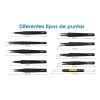 Kit Pinzas Antiestáticas Precisión Herramienta Electronica 10pz