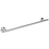 Stainless Steel Single Rod Towel Rack Round Base Bathroom Bedroom