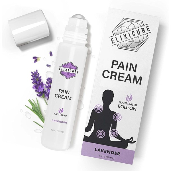Elixicure Lavender Natural Pain Cream Roll-On