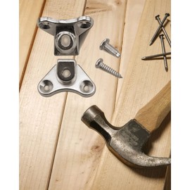 10 PCS Removable Corner Brace Bracket, Zinc Alloy L Shape Support Connector Bracket with Stainless Steel Screws, Butterfly Shape Braces for Wood Furniture Table Chair Shelves, Nickel Plated