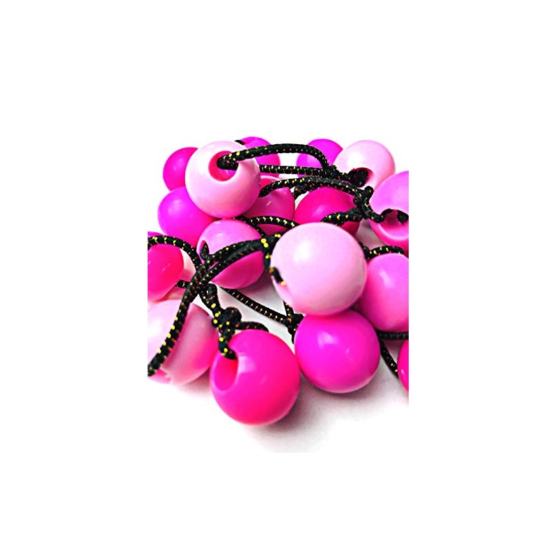 Tara Girls Twinbead Bubble Ball Ponytail Elastics 10 Pieces Selection