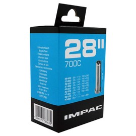 Schwalbe Unisex's IMPAC AV28 Tubes, Black, 700c 28/45-622/635