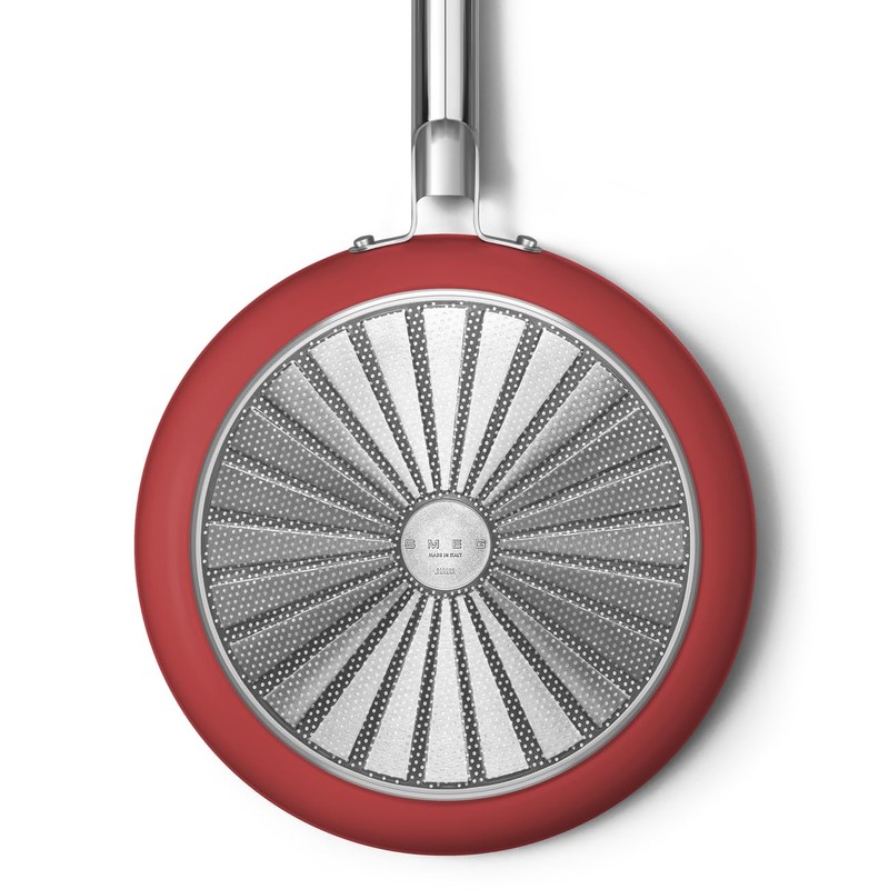 Smeg Cookware 12-Inch Red Frypan
