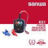 sanwa KS1 (Box) Three-Phase AC Contact Phase Detection