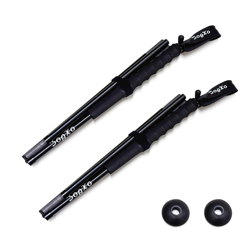 oxtos OX-127 Aluminum Folding Pole Set of 2 (105cm)