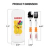 HARIBO Goldbear Spoon - Kids & Toddlers Plastic Flatware with
