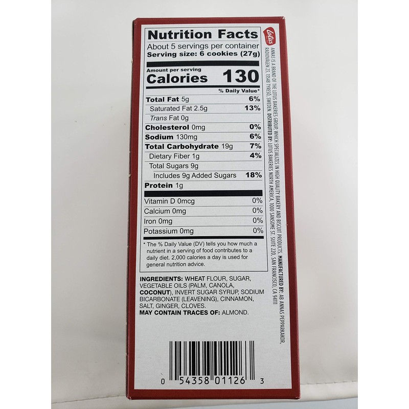 ANNAS COOKIE THIN GNGR, 5.25 OZ (Pack of 4)